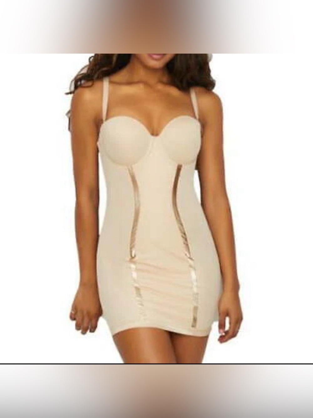 Maidenform Womens Ultra Firm Control Convertible Shapewear Slip With Underwire